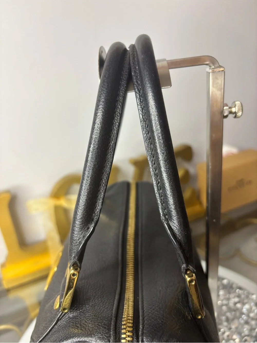 MCM leather Boston bag EUC - Picture 10 of 16